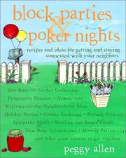 Block Parties & Poker Nights by Peg Allen