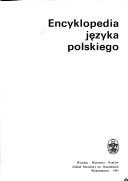 Cover of: Encyklopedia języka polskiego