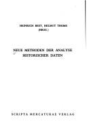 Cover of: Neue Methoden der Analyse historischer Daten