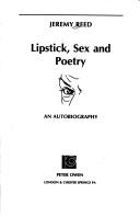 Lipstick, sex, and poetry by Jeremy Reed
