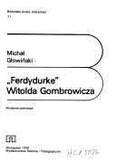Cover of: "Ferdydurke" Witolda Gombrowicza
