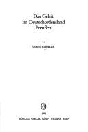 Cover of: Das Geleit im Deutschordensland Preussen