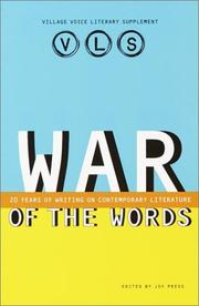 Cover of: War of the Words: 20 Years of Writing on Contemporary Literature
