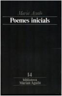 Poemes inicials by Mariano Aguiló y Fúster