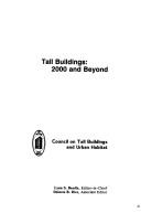 Cover of: Tall buildings--2000 and beyond by Lynn S. Beedle, editor-in-chief ; Dolores B. Rice, associate editor.