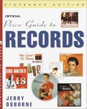 Cover of: The Official Price Guide to Records, 16th Edition (Official Price Guide to Records)