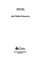 Cover of: José Medina Echavarría
