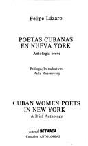 Cover of: Poetas cubanas en Nueva York: antología breve