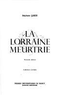 Cover of: La Lorraine meurtrie