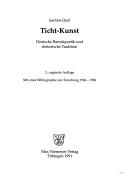 Ticht-Kunst by Joachim Dyck