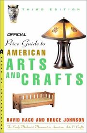 Cover of: The official price guide to American arts and crafts