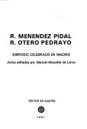 R. Menéndez Pidal, R. Otero Pedrayo by Manuel Mourelle de Lema