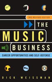 Cover of: The Music Business by Dick Weissman
