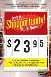 Cover of: Shopportunity! | Kate Newlin