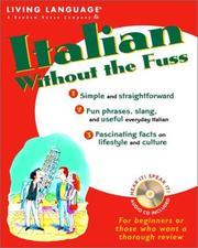 Cover of: Italian Without the Fuss (LL (R) Without the Fuss)