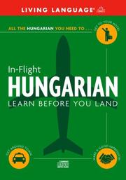 Cover of: In-Flight Hungarian: Learn Before You Land (LL (R) In-Flight)