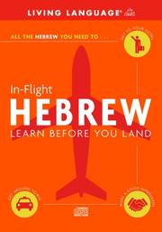 Cover of: In-Flight Hebrew: Learn Before You Land (LL (R) In-Flight)