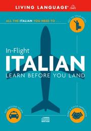 Cover of: In-Flight Italian: Learn Before You Land (LL (R) In-Flight)