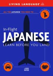 Cover of: In-Flight Japanese: Learn Before You Land (LL (R) In-Flight)