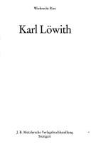 Cover of: Karl Löwith: [Realien zur Philosophie]