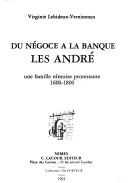 Du négoce à la banque by Virginie Lehideux-Vernimmen