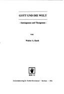 Cover of: Gott und die Welt by Walter A. Koch