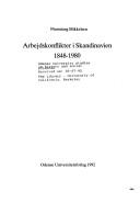 Cover of: Arbejdskonflikter i Skandinavien 1848-1980