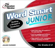 Cover of: The Princeton Review Word Smart Junior CD (LL(R) Prnctn Review on Audio) | Julian Fleisher