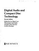 Cover of: Digital audio and compact disc technology by edited by Luc Baert, Luc Theunissen, and Guido Vergult.