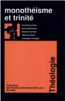 Cover of: Monothéisme et Trinité
