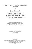 Cover of: The first and second parts of John Hayward's the life and raigne of King Henrie IIII by Hayward, John Sir