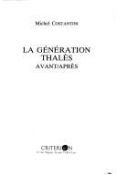 Cover of: La génération Thalès
