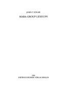 Cover of: Maba-group lexicon | John T. Edgar