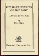 The dark sonnets of the lady by Don Nigro