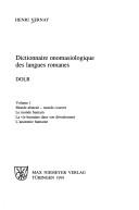 Cover of: Dictionnaire onomasiologique des langues romanes: DOLR