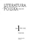 Cover of: Literatura polska, 1918-1975