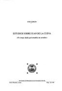 Cover of: Estudios sobre Juan de la Cueva by José Cebrián García