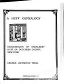 Cover of: A  Huff genealogy by George L. Trigg