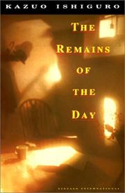 Cover of: Remains of the Day by Kazuo Ishiguro