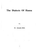 Cover of: The dialects of Hausa