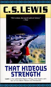 Cover of: That Hideous Strength (Space Trilogy) by C.S. Lewis