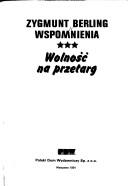 Cover of: Wspomnienia by Zygmunt Berling