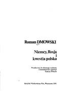 Cover of: Niemcy, Rosja i kwestia polska