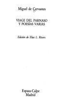 Cover of: Viage del parnaso y poesías varias