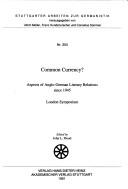 Cover of Common currency?