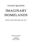 Cover of: Imaginary homelands | Salman Rushdie