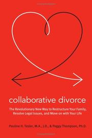 Cover of: Collaborative Divorce by Pauline H. Tesler, Peggy Thompson