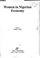 Cover of: Women in Nigerian economy | 