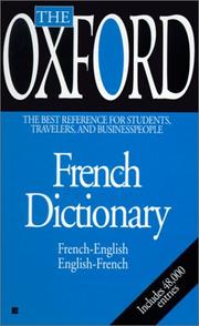 Cover of: Oxford French Dictionary by Michael Janes