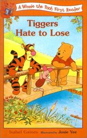 Cover of: Tiggers Hate to Lose